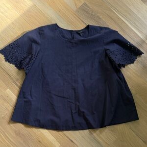 J.Crew Women's Flutter Sleeve A-Line Blouse